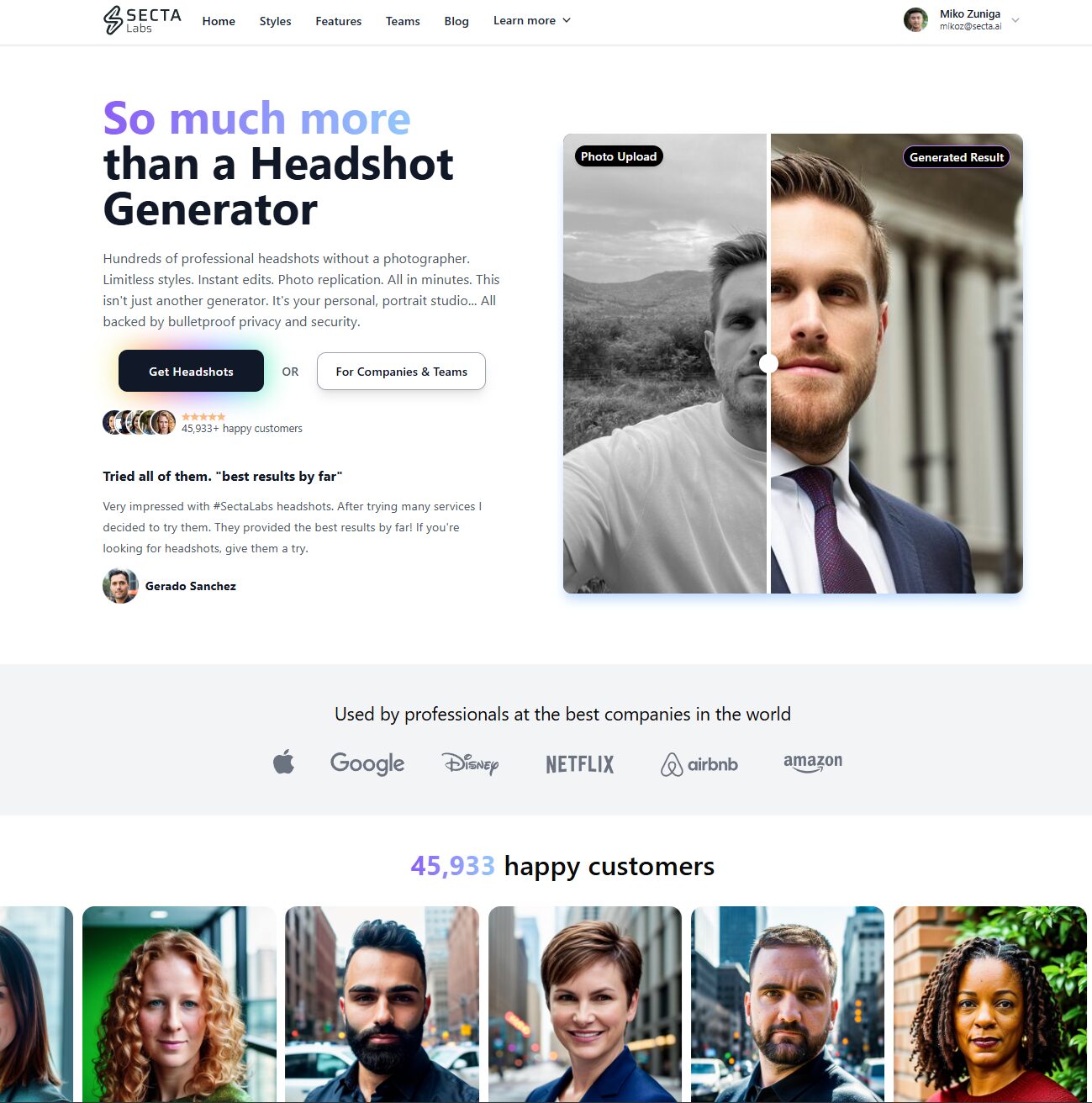 best ai-headshot-generators-tested in 2025—why-secta labs-is-the-best ai headshot generator